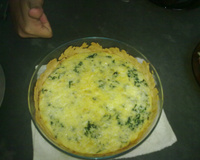 Quiche de espinafre