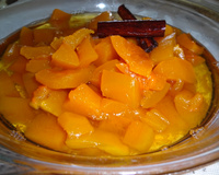 Doce de abóbora em calda