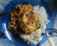 Frango assado com creme de cebola e maionese