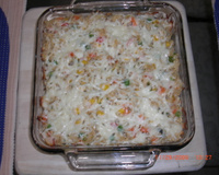 Arroz de forno com peru