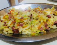 Salada de calabresa com repolho