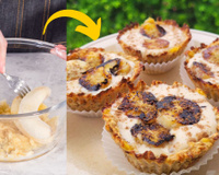 Tortinha de banana proteica: receita da nutri é o lanche perfeito pra quem ama um doce