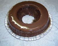 Bolo de chocolate de microondas