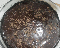 Torta de maracujá com chocolate e negresco