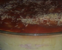 Purê de batata com recheio