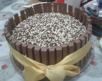 Bolo barril de confete