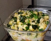 Abobrinha com queijo