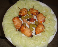 Rolê de frango assado