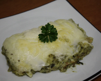 Lasanha de espinafre da Lia