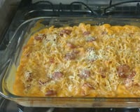 Macarrão com requeijão