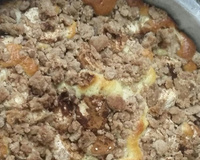 Cuca de goiabada e banana