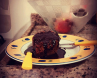 Bolo de baunilha na caneca