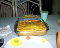 Pastelão de frango com palmito da Diana