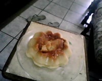 Pudim de pão de micro-ondas