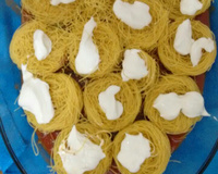 Macarrão ninho ao forno