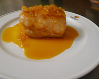 Lombo ao molho de maracujá