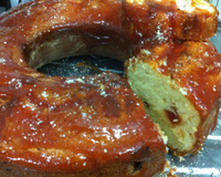 Bolo dois amores (queijo com goiabada)