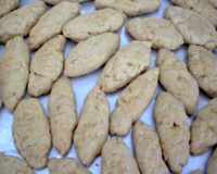 Salgadinho de queijo ralado