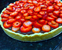 Torta de nutella e morango