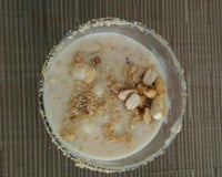 Canjica com amendoim