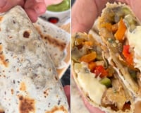 Como preparar wraps de frango, legumes e queijo: uma receita caseira que você pode congelar e ter pronta em minutos