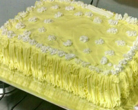 Bolo de Abacaxi com creme