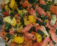 linguiça de frango ao forno