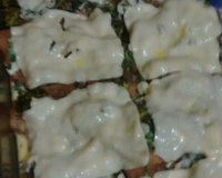 Filé de frango com couve flor ao forno