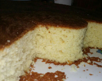 Pão de ló de leite quente