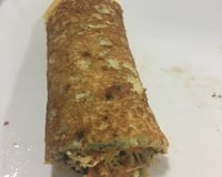 Crepioca recheada fit