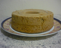 Bolo com casca da batata doce