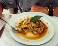 Tartar de salmão do Ferrari