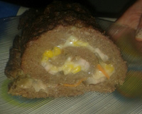 Rocambole de carne moída