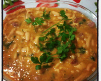 Dobradinha com feijão branco