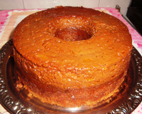 Bolo pudim de chocolate