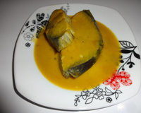 Peixe de coco prático rápido e fácil