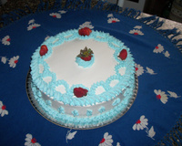 Bolo de aniversário simples