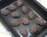 Biscoitos de aveia e chocolate