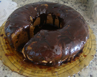 Bolo de cenoura com açúcar mascavo