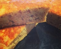 Torta light de banana na frigideira