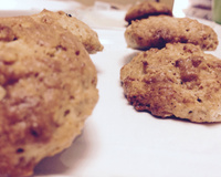 Biscoitos de aveia e banana