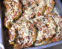 Moranga com queijo parmesão 