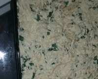 Macarrão ao molho branco com frango