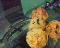Bolinho de arroz simples da Valéria