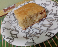 Bolo prático de banana e maçã