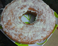 Bolo fácil de milho com cobertura