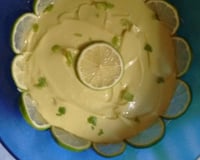 Mousse de abacate com limão