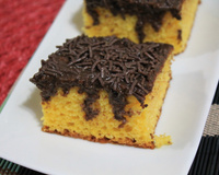 Bolo de Cenoura com Chocolate