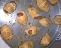Enroladinho de salsichas