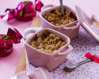 Crumble de Peras com Sonho de Valsa
